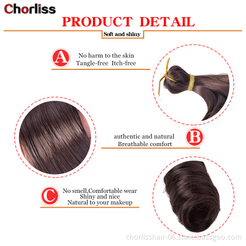 Chorliss Loose Body Wave Spiral Curls Braiding Hair Extensions French Curl Wavy Crochet Hair Braids Synthetic Fiber For African